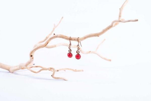Copper-Locks-earrings-red-pic2
