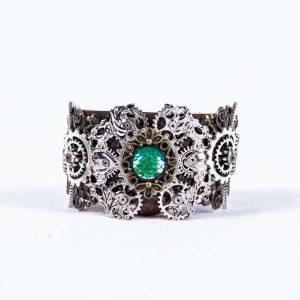 Green-Mermaidscale-bracelet-pic1